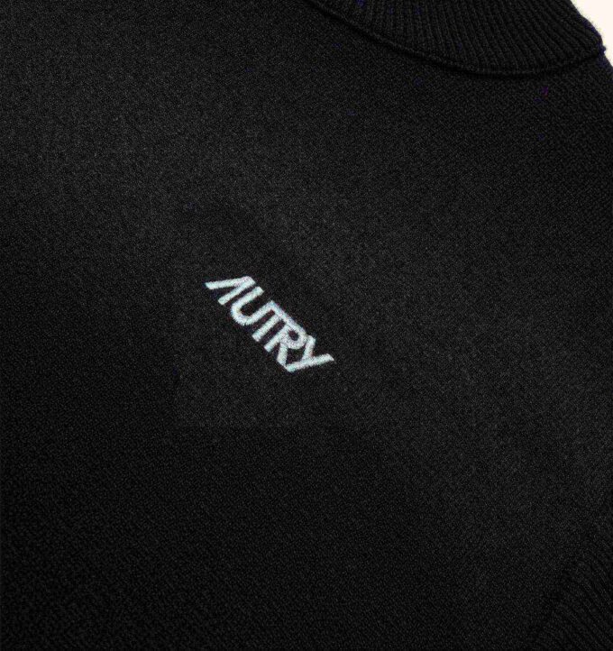 CHALECO DE PUNTO CON LOGO BORDADO PARA MUJER CHALECO DE PUNTO CON LOGO BORDADO PARA MUJER