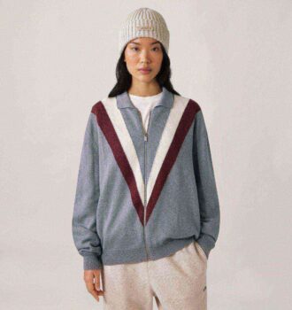 CHAQUETA CAMISA DE LANA DE PUNTO UNISEX