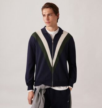 CHAQUETA CAMISA DE LANA DE PUNTO UNISEX