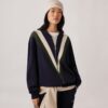 CHAQUETA CAMISA DE LANA DE PUNTO UNISEX CHAQUETA CAMISA DE LANA DE PUNTO UNISEX