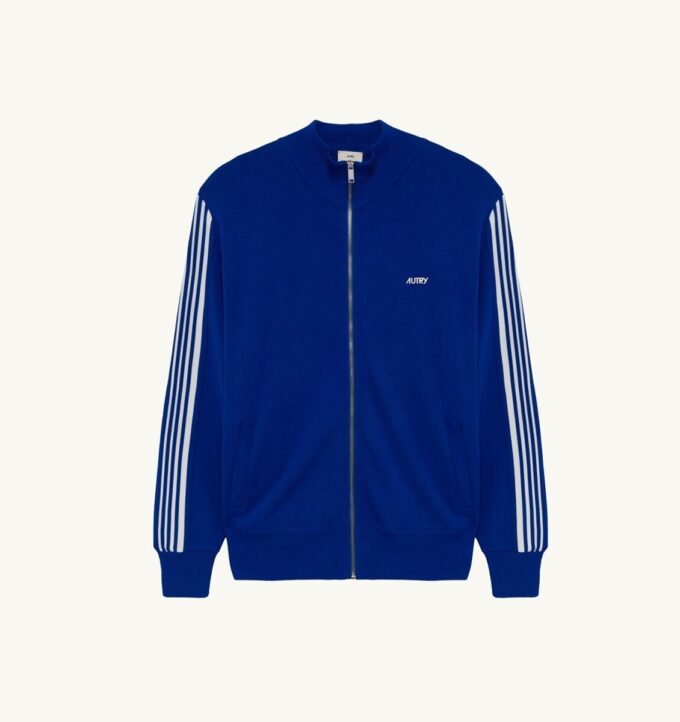 CHAQUETA DE TENIS DE PUNTO CON VISCOSA Y CREMALLERA PARA HOMBRE