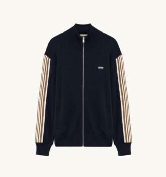CHAQUETA DE TENIS DE PUNTO CON VISCOSA Y CREMALLERA PARA HOMBRE