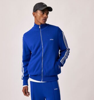 CHAQUETA DE TENIS DE PUNTO CON VISCOSA Y CREMALLERA PARA HOMBRE