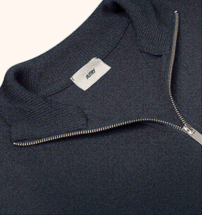 CHAQUETA DE TENIS DE PUNTO CON VISCOSA Y CREMALLERA PARA HOMBRE