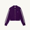 CHAQUETA DE TENIS DE PUNTO DE VISCOSA CON CREMALLERA PARA MUJER