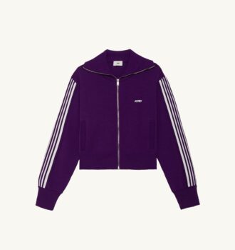 CHAQUETA DE TENIS DE PUNTO DE VISCOSA CON CREMALLERA PARA MUJER