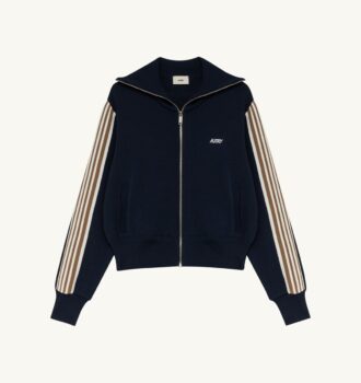CHAQUETA DE TENIS DE PUNTO DE VISCOSA CON CREMALLERA PARA MUJER
