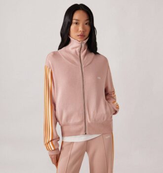 CHAQUETA DE TENIS DE PUNTO DE VISCOSA CON CREMALLERA PARA MUJER