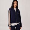 CHAQUETA DE TENIS DE PUNTO DE VISCOSA CON CREMALLERA PARA MUJER