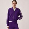 CHAQUETA DE TENIS DE PUNTO DE VISCOSA CON CREMALLERA PARA MUJER