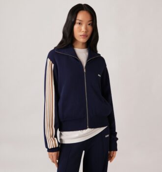 CHAQUETA DE TENIS DE PUNTO DE VISCOSA CON CREMALLERA PARA MUJER