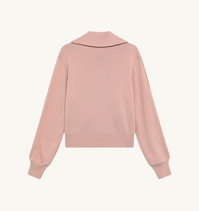 CHAQUETA DE TENIS DE PUNTO DE VISCOSA CON CREMALLERA PARA MUJER