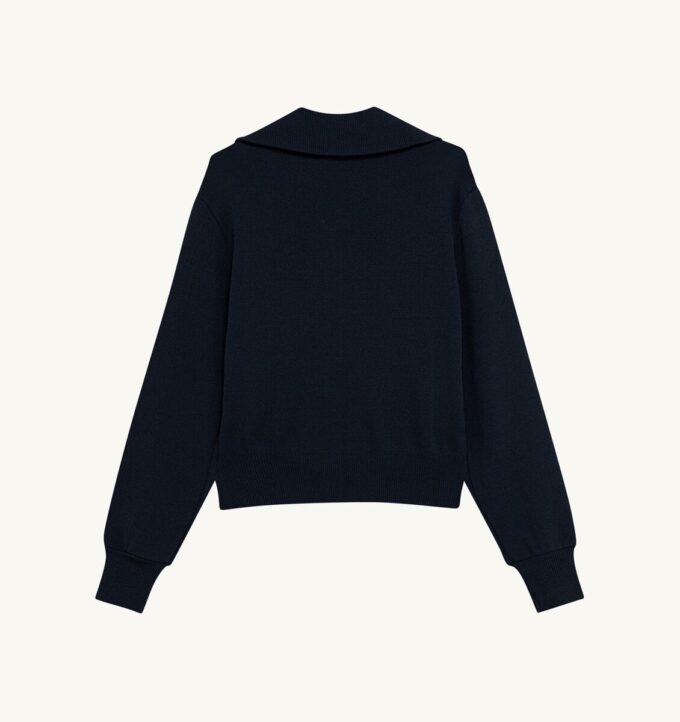 CHAQUETA DE TENIS DE PUNTO DE VISCOSA CON CREMALLERA PARA MUJER