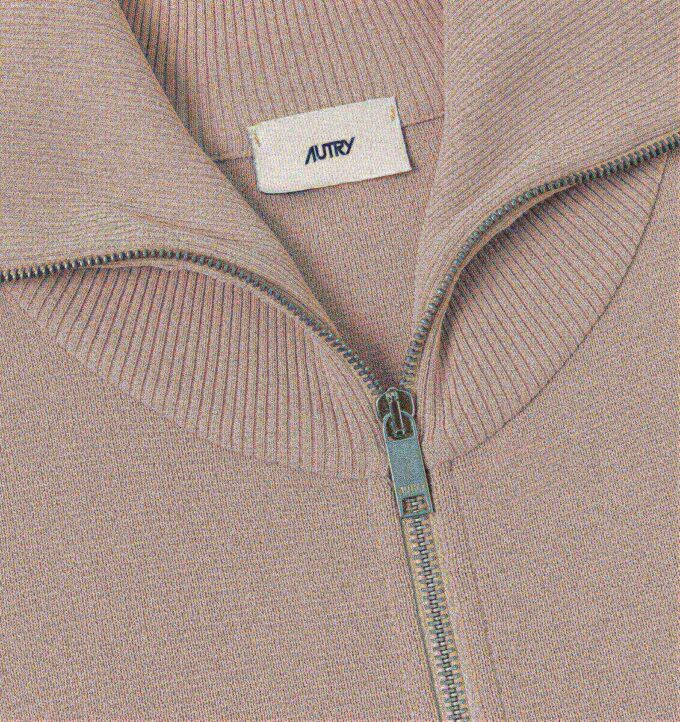 CHAQUETA DE TENIS DE PUNTO DE VISCOSA CON CREMALLERA PARA MUJER