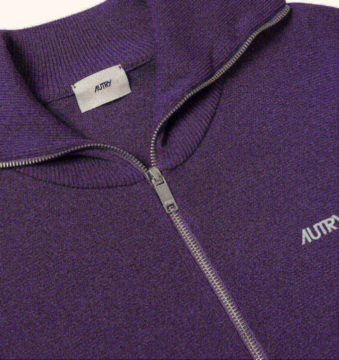 CHAQUETA DE TENIS DE PUNTO DE VISCOSA CON CREMALLERA PARA MUJER