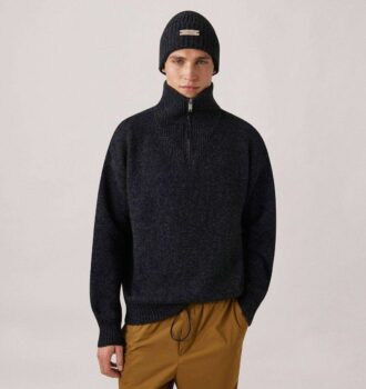 CHAQUETA UNISEX DE PUNTO MOULINE