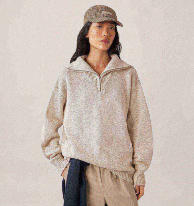 CHAQUETA UNISEX DE PUNTO MOULINE CHAQUETA UNISEX DE PUNTO MOULINE