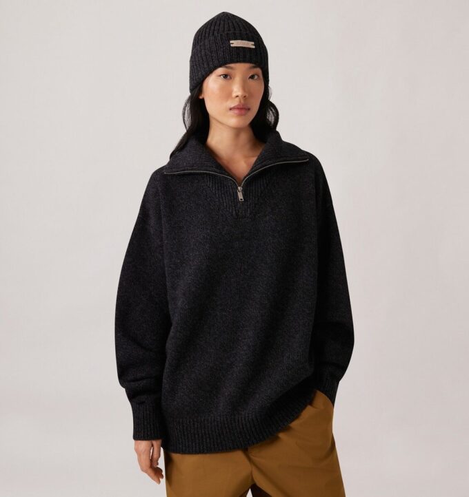CHAQUETA UNISEX DE PUNTO MOULINE CHAQUETA UNISEX DE PUNTO MOULINE