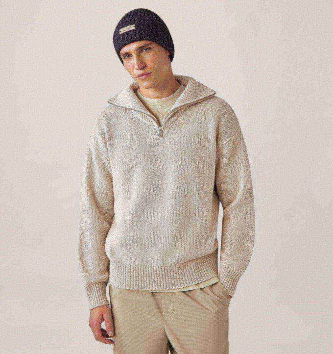 CHAQUETA UNISEX DE PUNTO MOULINE CHAQUETA UNISEX DE PUNTO MOULINE