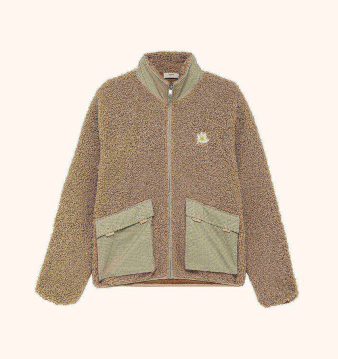 CHAQUETA UNISEX TEDDY EDELWEISS CON CREMALLERA CHAQUETA UNISEX TEDDY EDELWEISS CON CREMALLERA