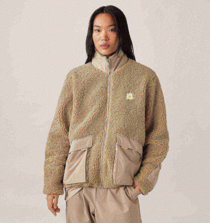 CHAQUETA UNISEX TEDDY EDELWEISS CON CREMALLERA CHAQUETA UNISEX TEDDY EDELWEISS CON CREMALLERA
