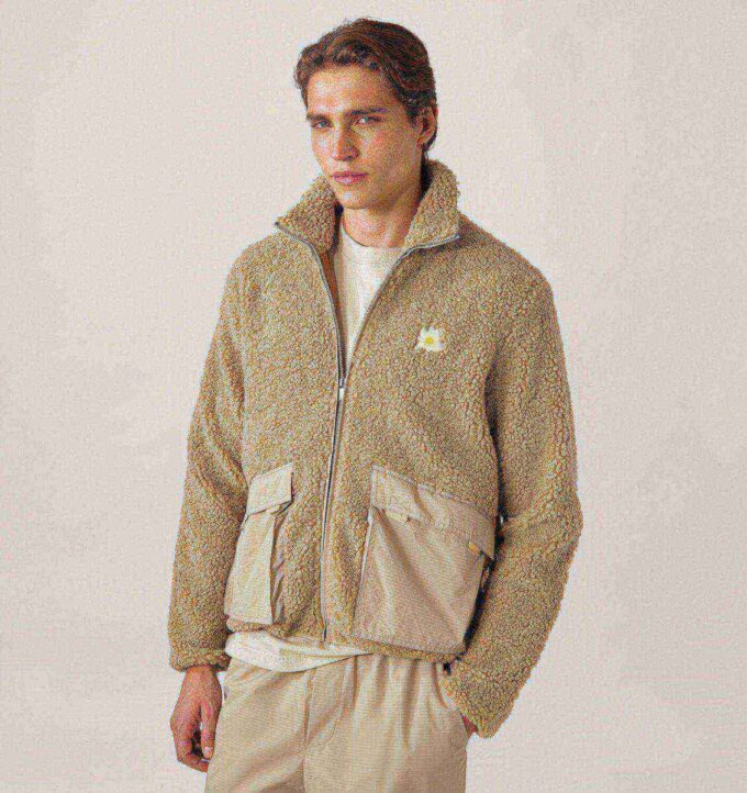 CHAQUETA UNISEX TEDDY EDELWEISS CON CREMALLERA CHAQUETA UNISEX TEDDY EDELWEISS CON CREMALLERA