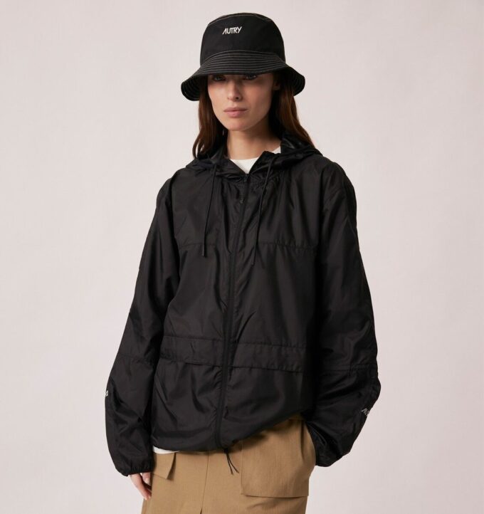 CORTAVIENTOS UNISEX DE NYLON PLEGABLE
