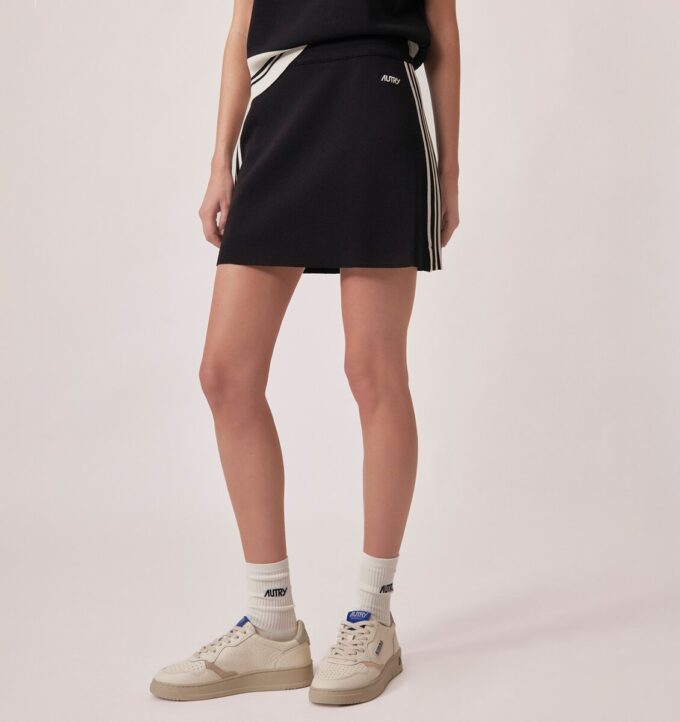 FALDA DE TENIS DE VISCOSA DE PUNTO MUJER