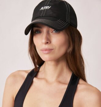 GORRA DE BÉISBOL UNISEX DE NYLON CON LOGO BORDADO