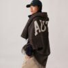 MANTA UNISEX DE CUADROS CON LOGO MAXI