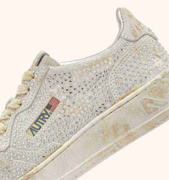 MEDALIST LOW ‘CRYSTAL’ ZAPATILLAS CON MICRO DIAMANTES BLANCAS MEDALIST LOW ‘CRYSTAL’ ZAPATILLAS CON MICRO DIAMANTES BLANCAS