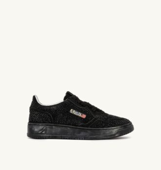 MEDALIST LOW ‘CRYSTAL’ ZAPATILLAS CON MICRO DIAMANTES NEGRAS