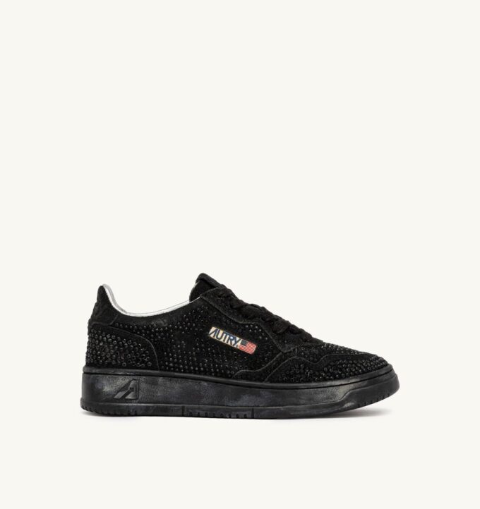 MEDALIST LOW ‘CRYSTAL’ ZAPATILLAS CON MICRO DIAMANTES NEGRAS MEDALIST LOW ‘CRYSTAL’ ZAPATILLAS CON MICRO DIAMANTES NEGRAS
