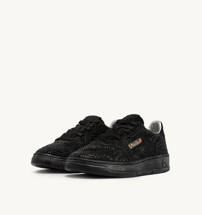 MEDALIST LOW ‘CRYSTAL’ ZAPATILLAS CON MICRO DIAMANTES NEGRAS MEDALIST LOW ‘CRYSTAL’ ZAPATILLAS CON MICRO DIAMANTES NEGRAS