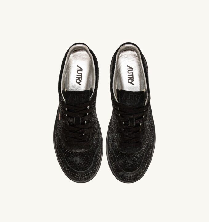 MEDALIST LOW ‘CRYSTAL’ ZAPATILLAS CON MICRO DIAMANTES NEGRAS MEDALIST LOW ‘CRYSTAL’ ZAPATILLAS CON MICRO DIAMANTES NEGRAS