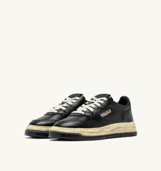 MEDALIST LOW SUPER VINTAGE ‘Autry x Maison MIHARA YASUHIRO General Scale’. ZAPATILLAS DE PIEL NEGRA