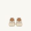 MEDALLISTA DE BASKETS LOW EN DAIM ET CUIR BLANC ET BROWN SUGAR MEDALLISTA DE BASKETS LOW EN DAIM ET CUIR BLANC ET BROWN SUGAR