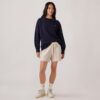 PANTALÓN CORTO CON LOGO AUTRY BORDADO PARA MUJER PANTALÓN CORTO CON LOGO AUTRY BORDADO PARA MUJER