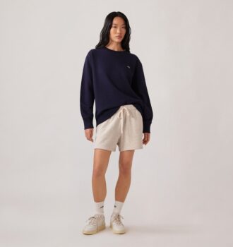 PANTALÓN CORTO CON LOGO AUTRY BORDADO PARA MUJER