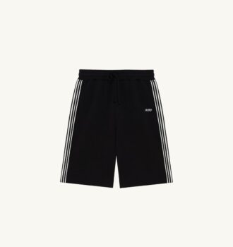 PANTALÓN CORTO DE PUNTO CON LOGO BORDADO PARA MUJER