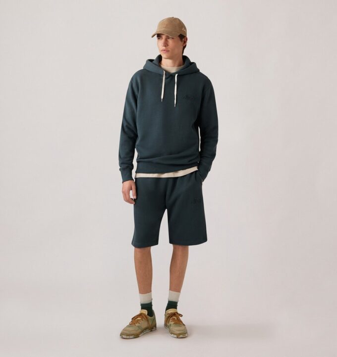 PANTALONES CORTOS DEPORTIVOS CON LOGO TONAL PARA HOMBRE