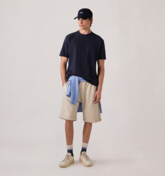 PANTALONES CORTOS DEPORTIVOS CON LOGO TONAL PARA HOMBRE