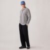 PANTALONES DE NYLON CON LOGO TONAL UNISEX PANTALONES DE NYLON CON LOGO TONAL UNISEX