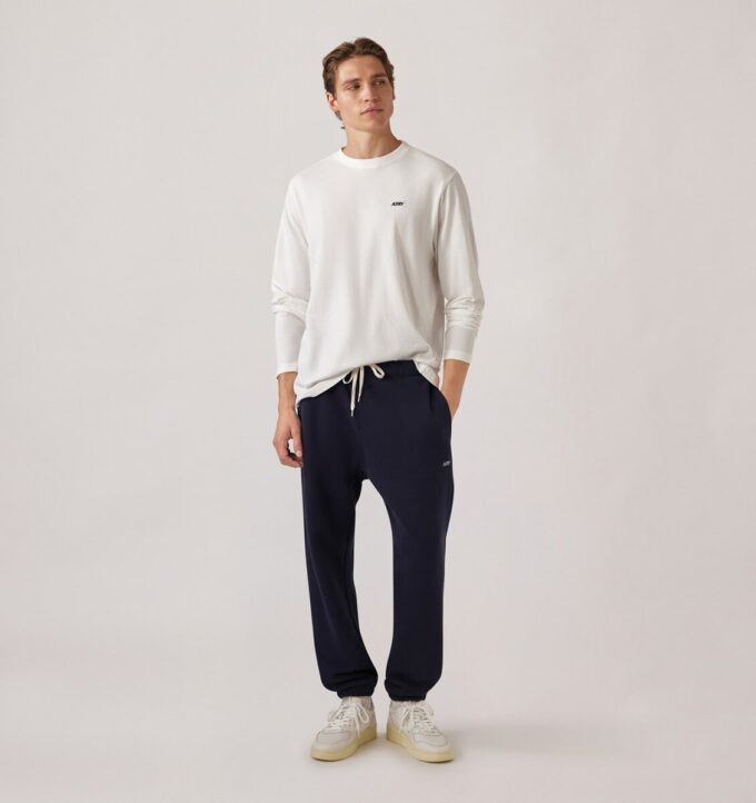 PANTALONES DEPORTIVOS CON LOGO AUTRY BORDADO PARA HOMBRE