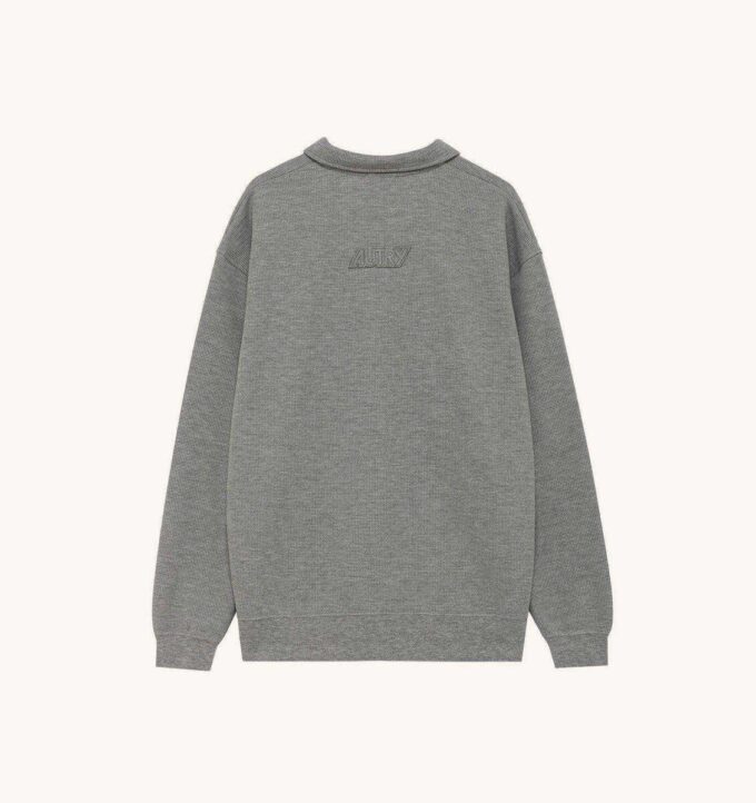 POLO UNISEX DE MANGA LARGA CON LOGO TONAL Y ESTAMPADO DE GOFRE POLO UNISEX DE MANGA LARGA CON LOGO TONAL Y ESTAMPADO DE GOFRE