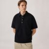 POLO WAFFLE CON LOGO TONAL PARA HOMBRE POLO WAFFLE CON LOGO TONAL PARA HOMBRE