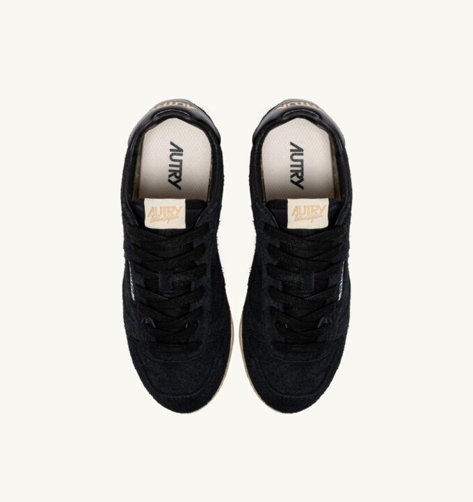 SNEAKERS WINDSPIN DE ANTE NEGRO SNEAKERS WINDSPIN DE ANTE NEGRO