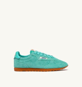 SNEAKERS WINDSPIN DE ANTE TURQUESA