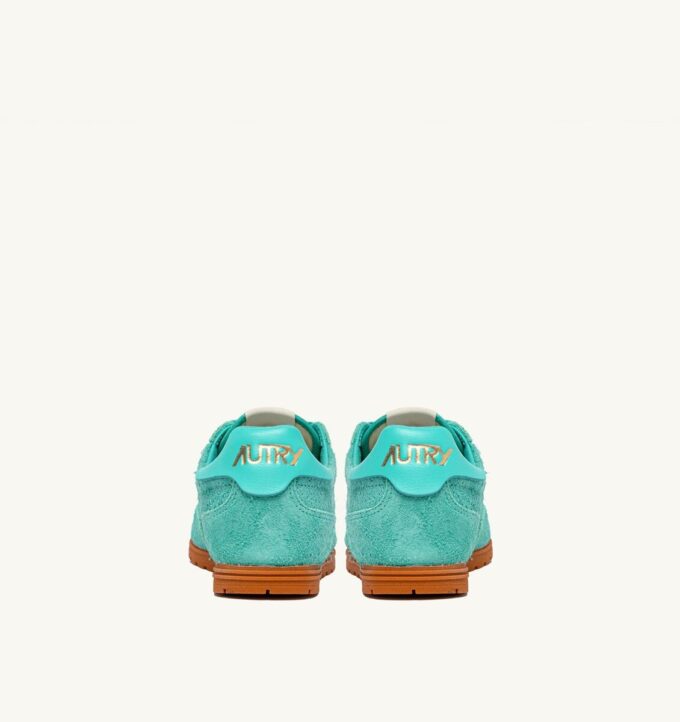 SNEAKERS WINDSPIN DE ANTE TURQUESA