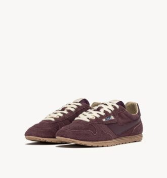 SNEAKERS WINDSPIN DE ANTE Y PIEL AMARONE